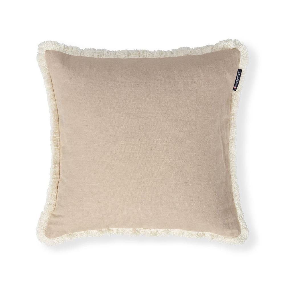 Lexington Linen/Cotton Fringe Kuddfodral